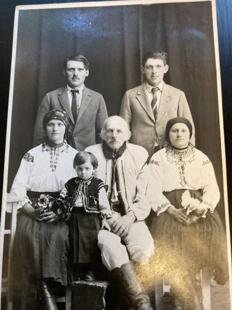 Yuri Kosovan (back row on the right) probably taken in the early 1920s in Galicia